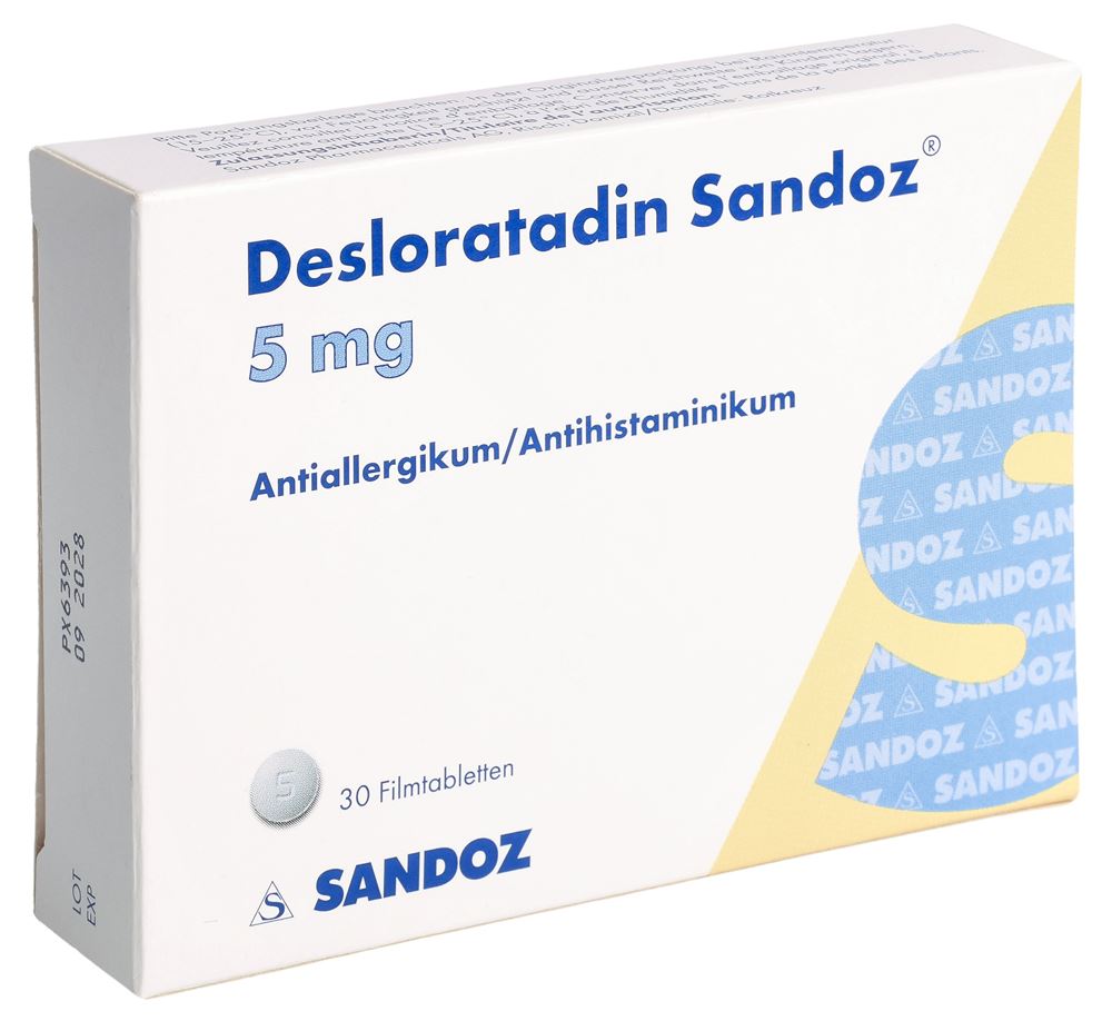 DESLORATADINE Sandoz 5 mg, image principale