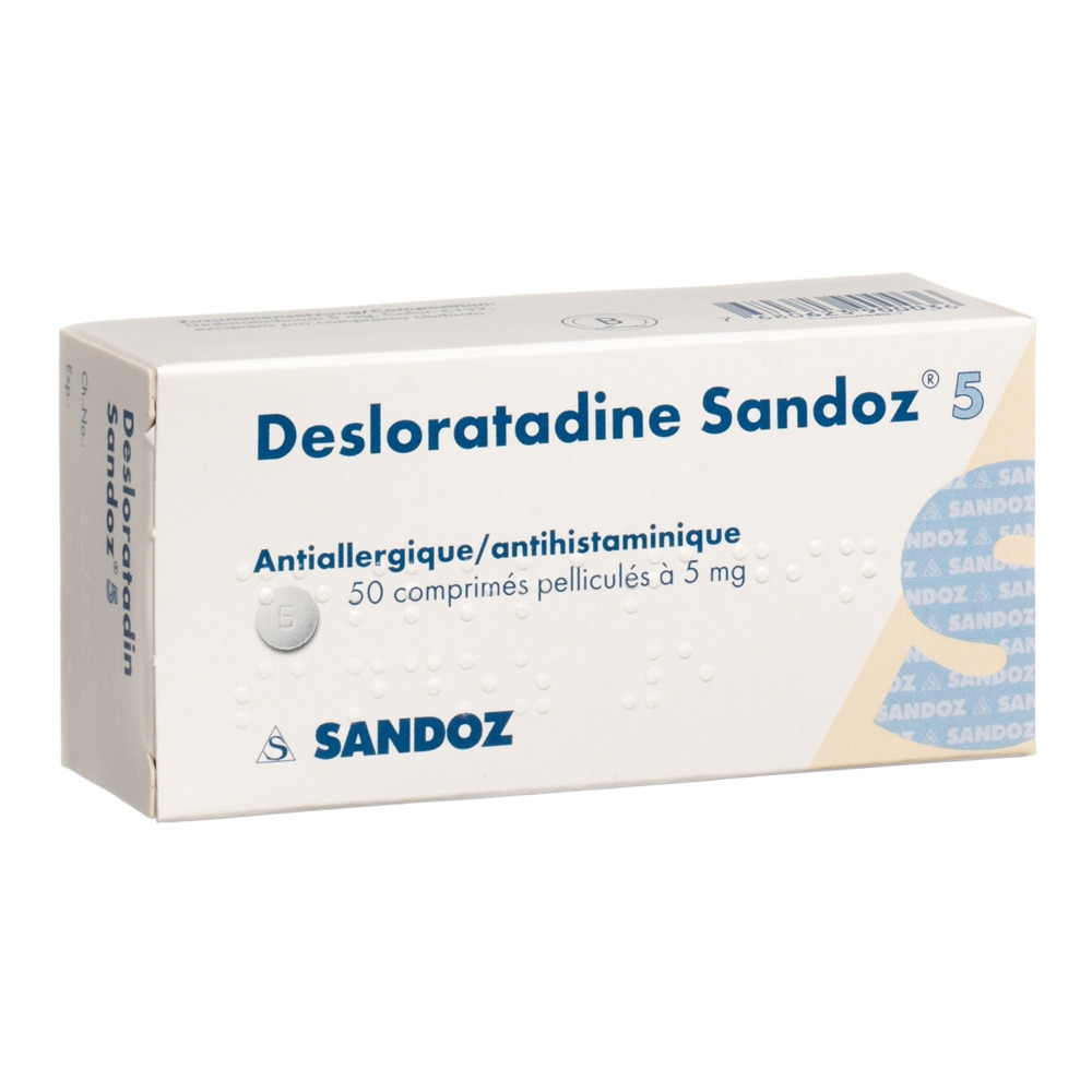 DESLORATADINE Sandoz 5 mg, image 2 sur 2