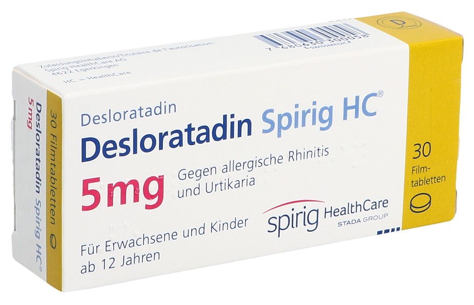 DESLORATADINE Spirig HC 5 mg, image principale