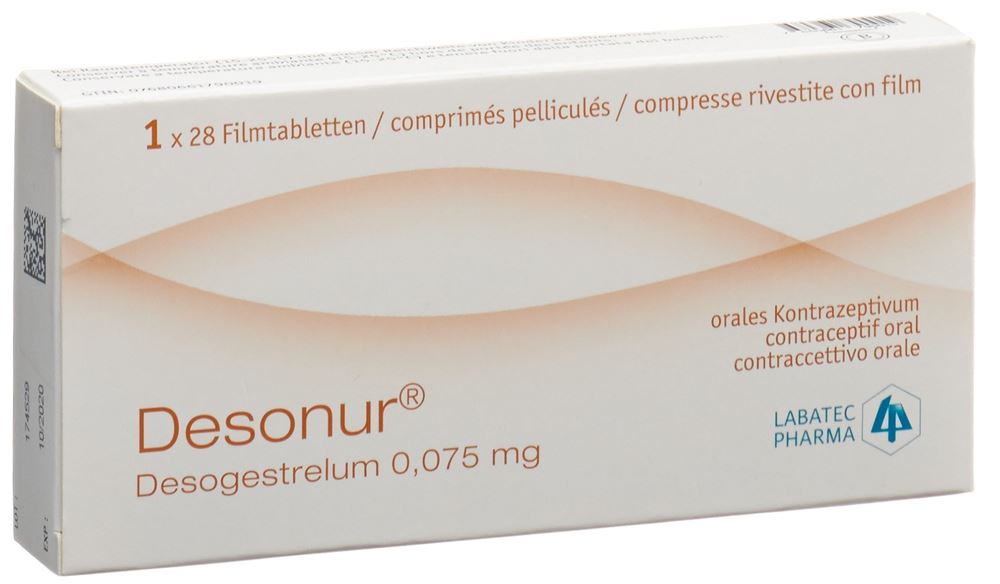 DESONUR cpr pell 0.075 mg blist 28 pce