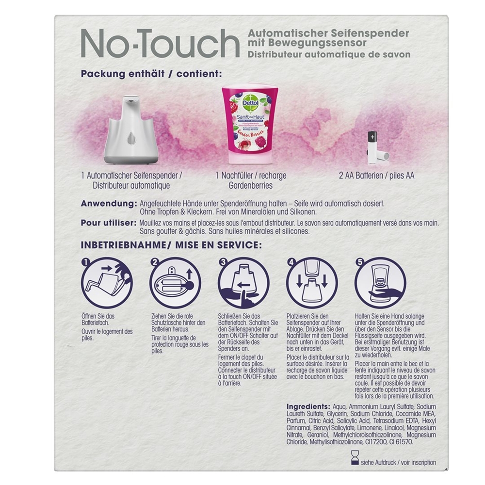 DETTOL No-Touch distributeur savon, image 2 sur 2