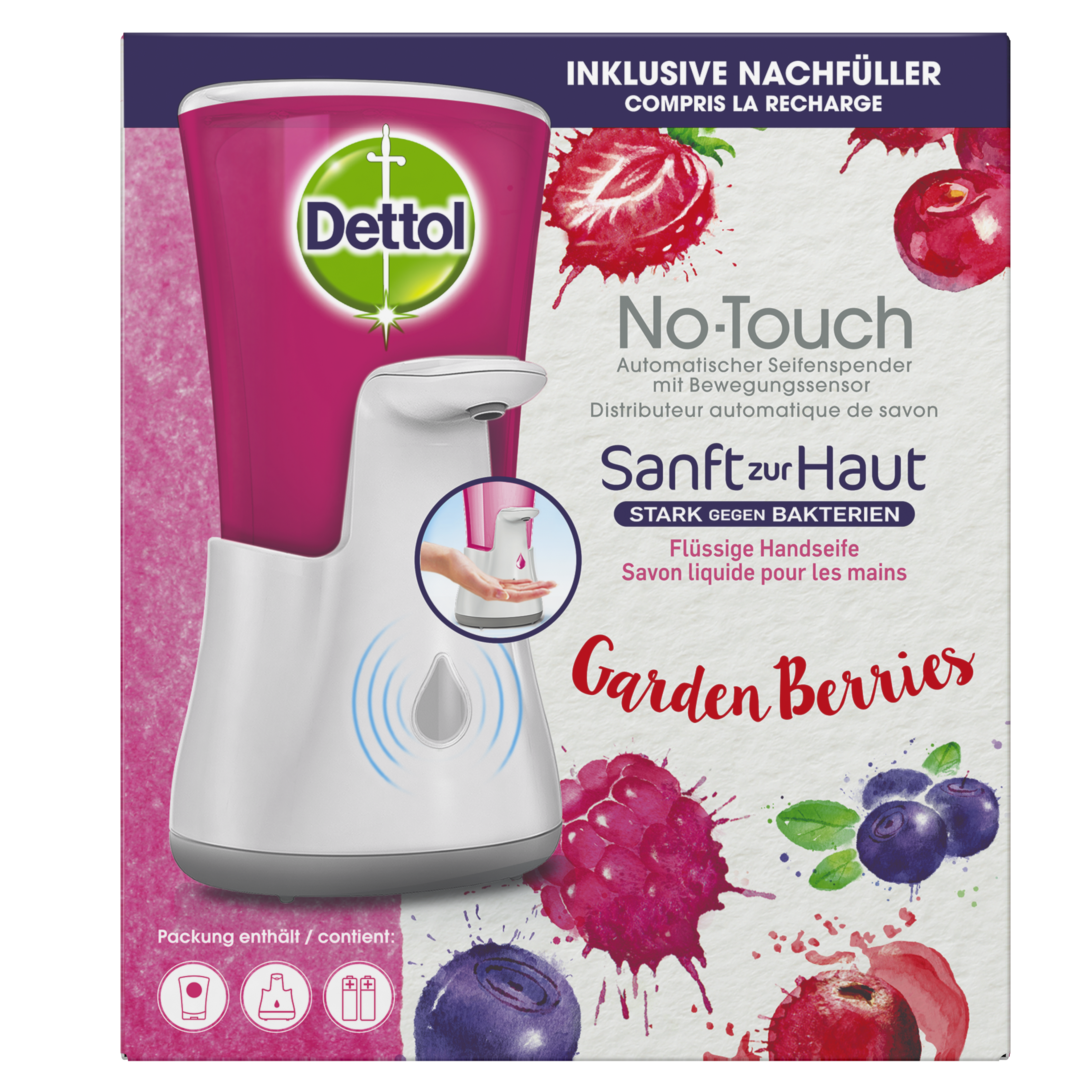 DETTOL No-Touch distributeur savon, image principale