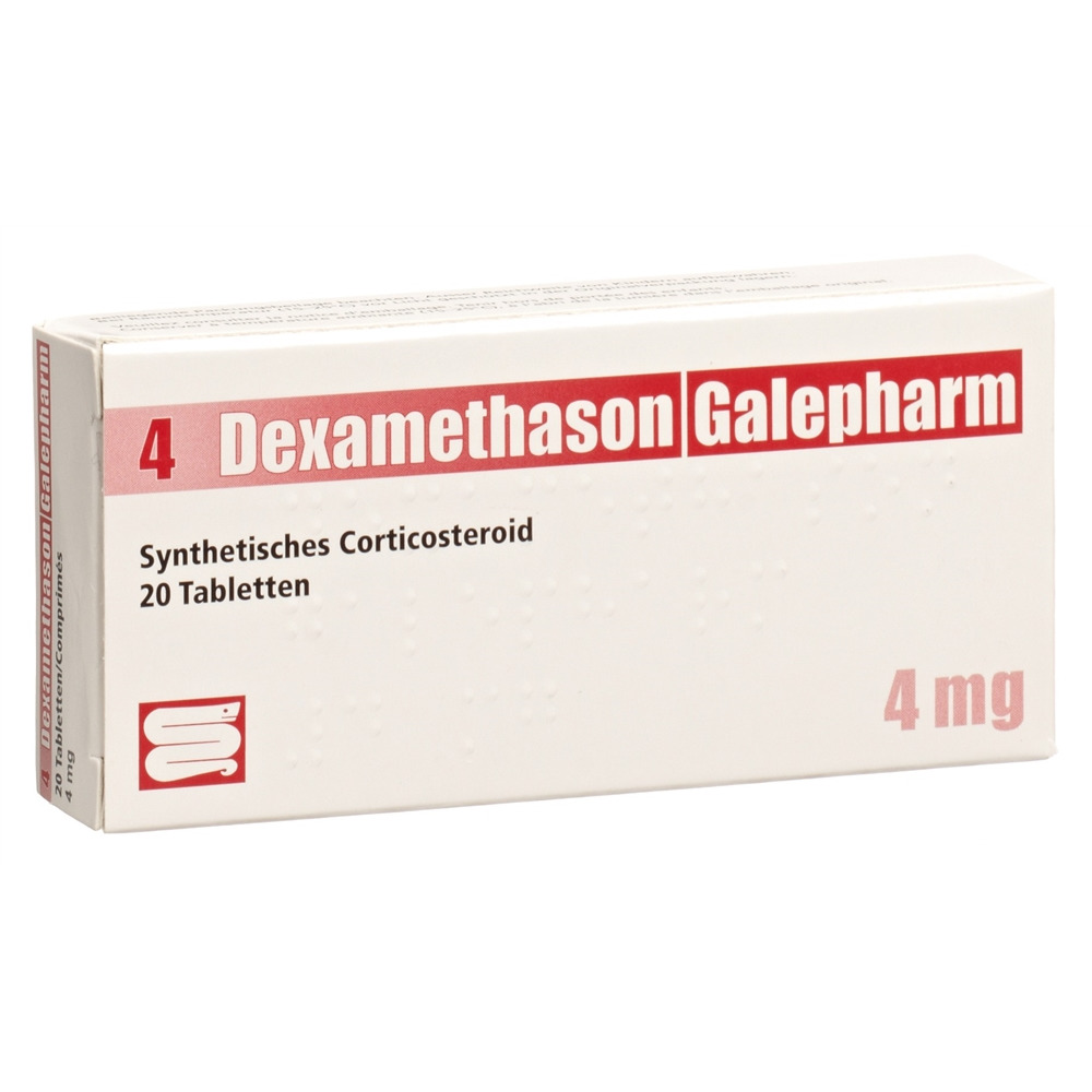 DEXAMETHASONE Galepharm 4 mg, Hauptbild