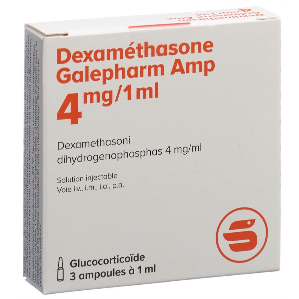 DEXAMETHASONE Galepharm Amp 4 mg/ml, image 2 sur 2