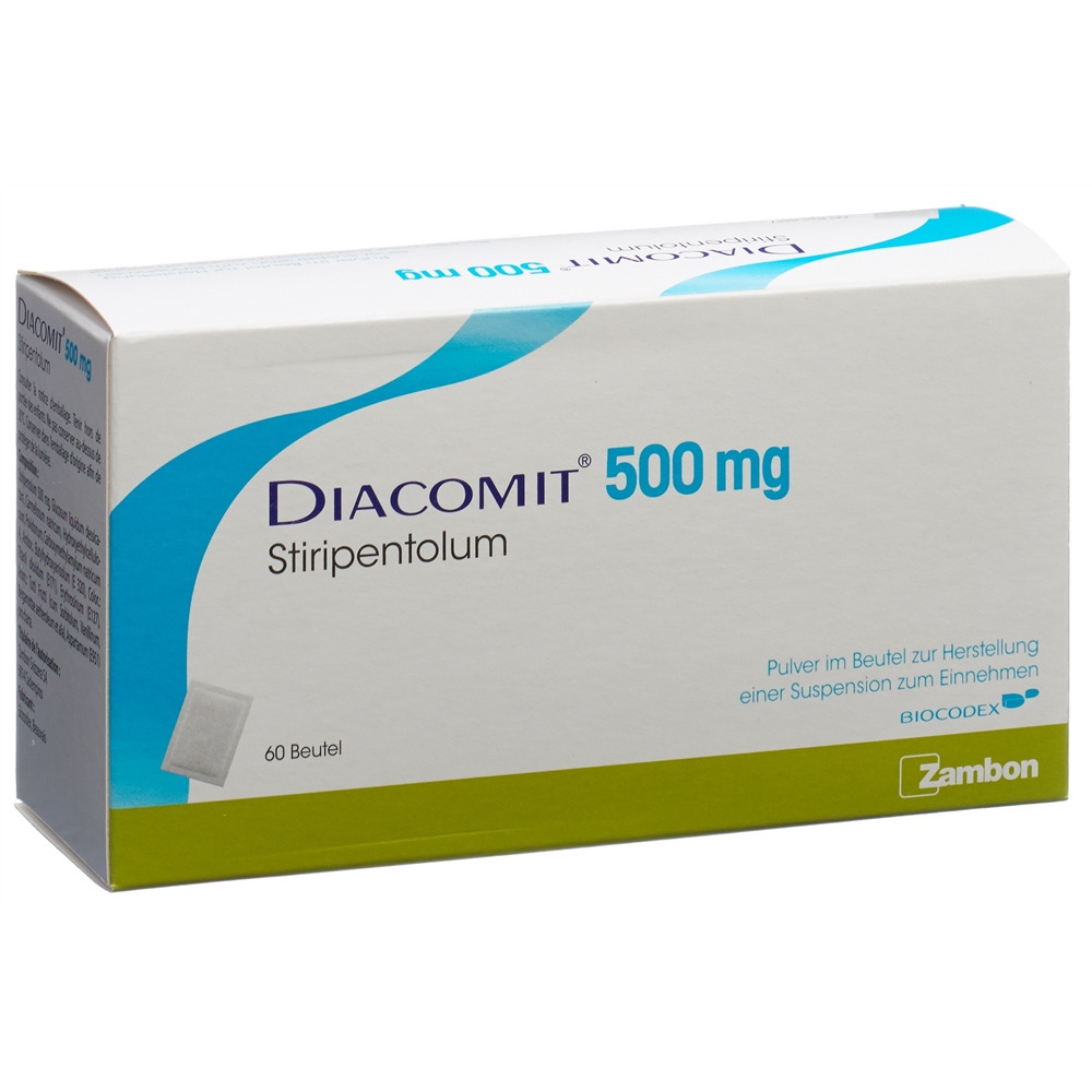 DIACOMIT Plv 500 mg zur Herstellung einer Suspension zum Einnehmen Btl 60 Stk, Hauptbild