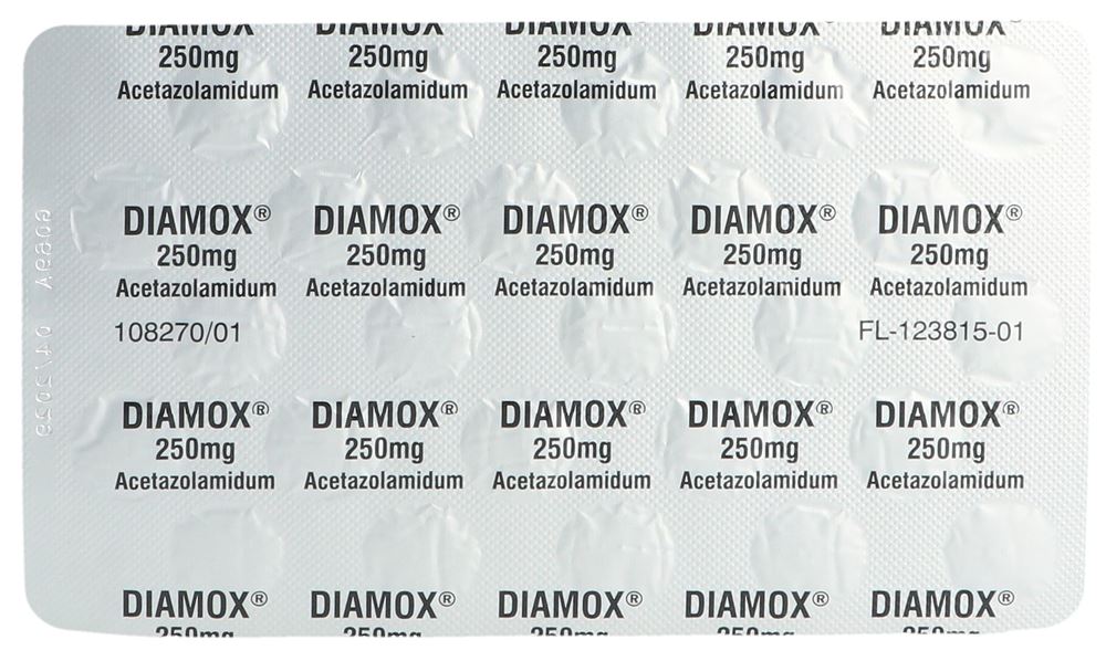 DIAMOX cpr 250 mg blist 25 pce, image 2 sur 3