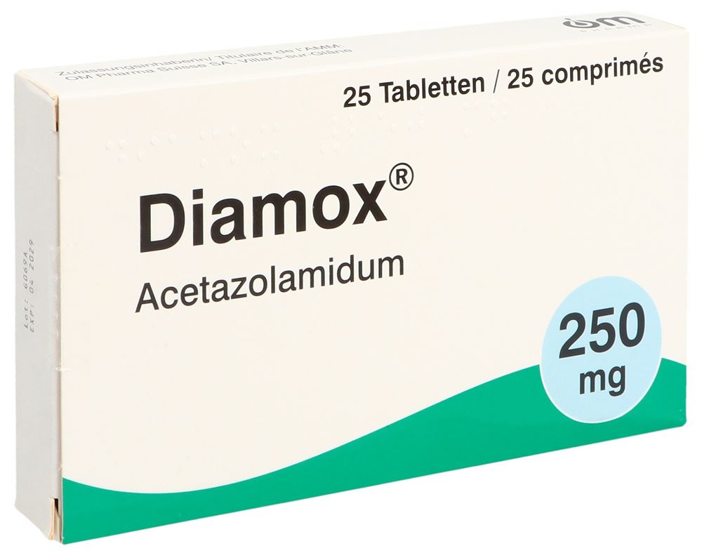 DIAMOX cpr 250 mg blist 25 pce