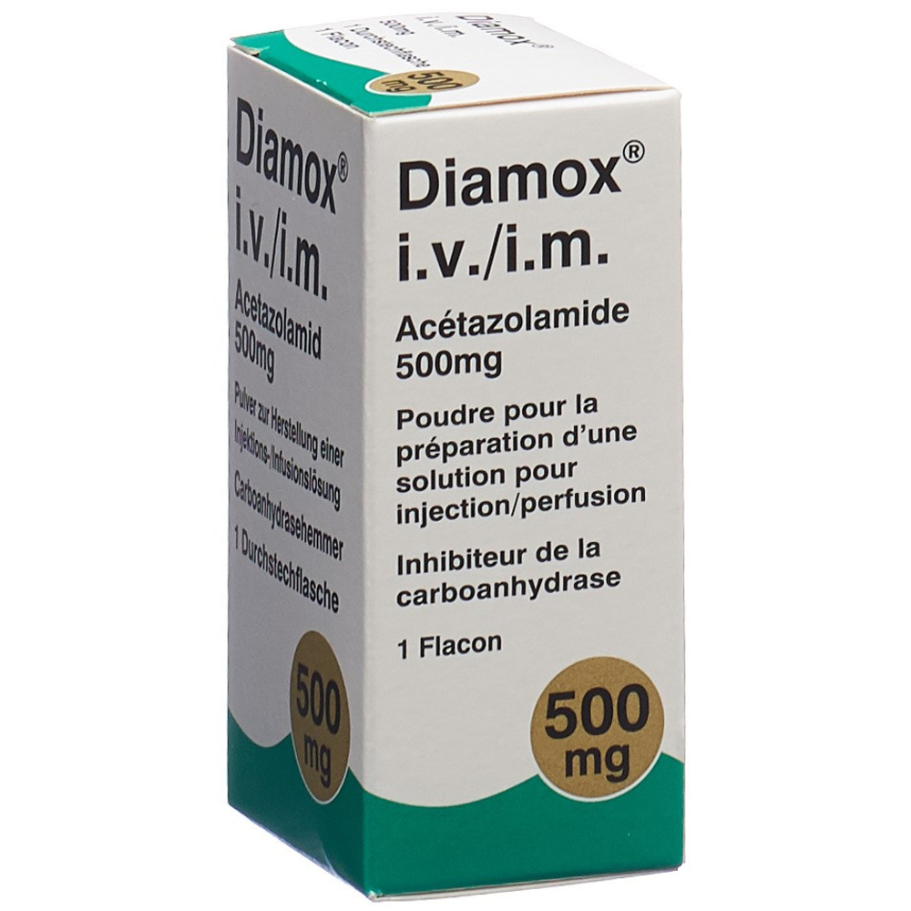 DIAMOX subst sèche 500 mg parentérale flac 1 pce, image 2 sur 2