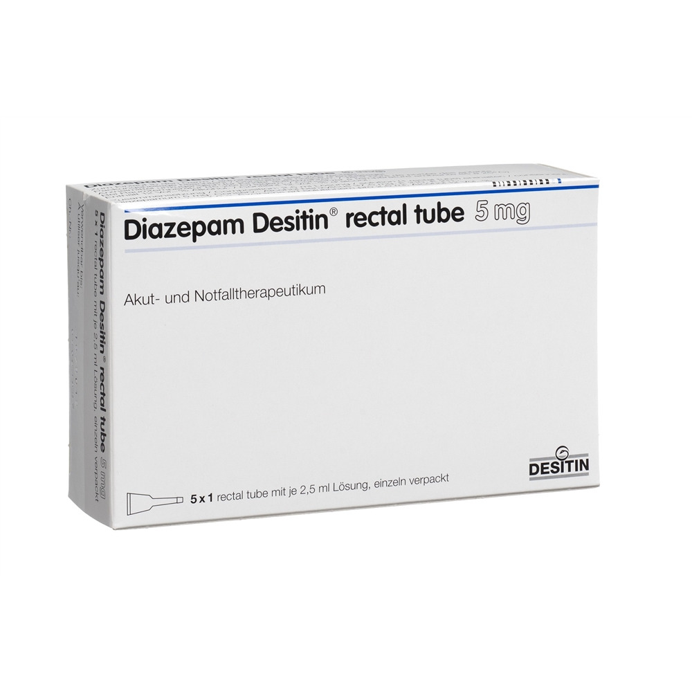 DIAZEPAM rectal tube 5 mg, image principale