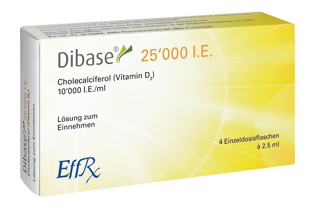 DIBASE Lös 25000 IE (B) Fl 2.5 ml, Hauptbild DIBASE Lös 25000 IE (B) Fl 2.5 ml, Hauptbild