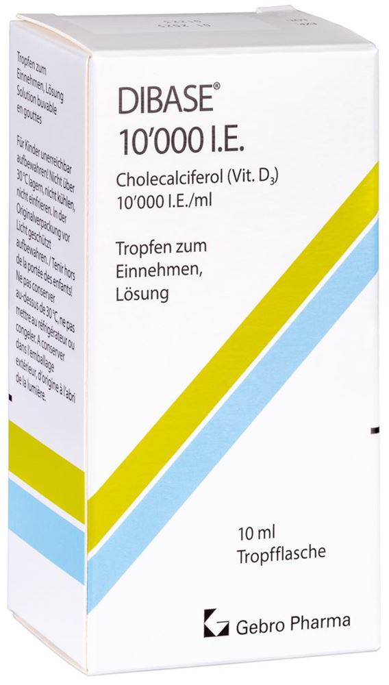 DIBASE Tropfen 10000 IE/ml Tropffl 10 ml, Hauptbild