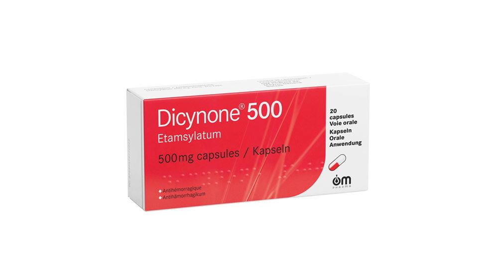 DICYNONE caps 500 mg blist 20 pce, image principale