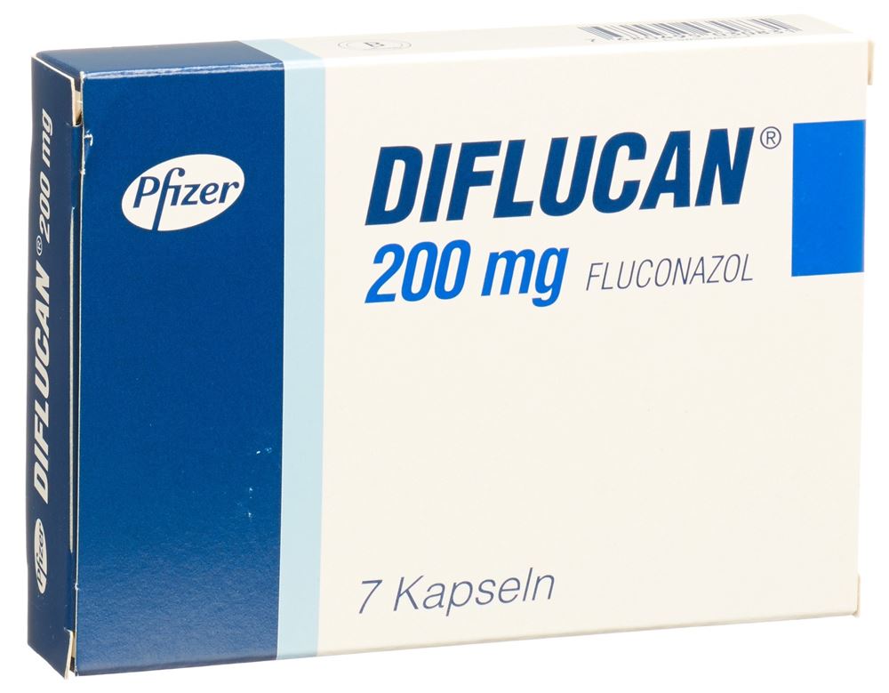 DIFLUCAN Kaps 200 mg Blist 7 Stk, Hauptbild