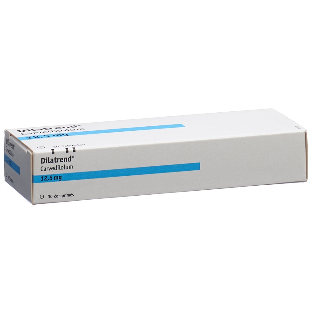 DILATREND cpr 12.5 mg blist 30 pce, image 2 sur 2