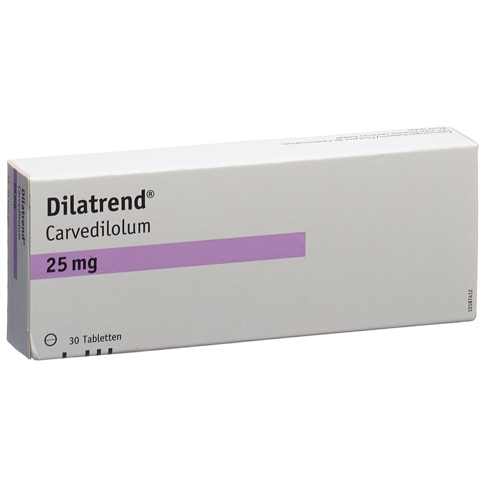 DILATREND cpr 25 mg blist 30 pce, image principale