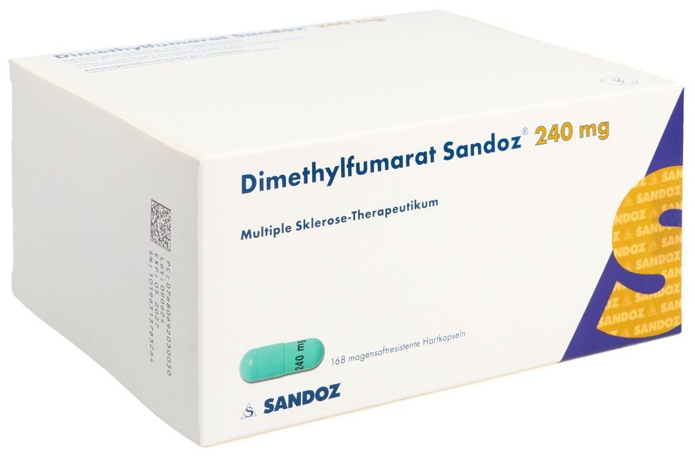 DIMETHYLFUMARATE Sandoz 240 mg, image principale