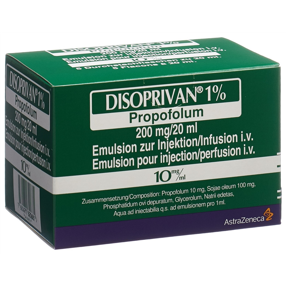 DISOPRIVAN 1% 200 mg/20ml, image principale DISOPRIVAN 1% 200 mg/20ml, image principale