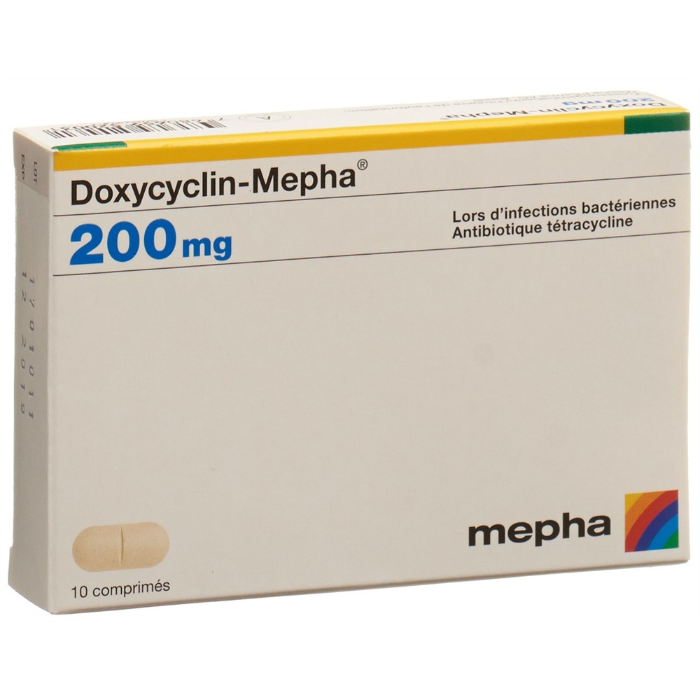 DOXYCYCLINE Mepha 200 mg, image 2 sur 2