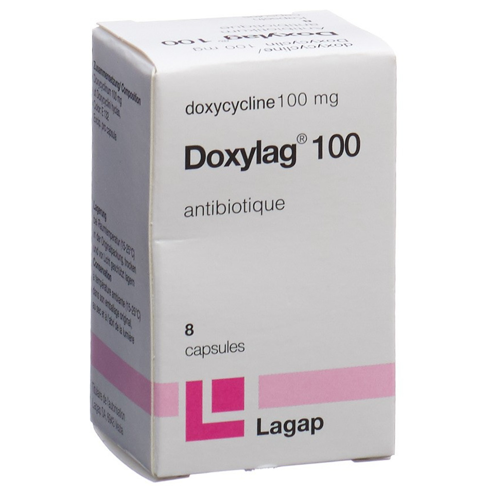 Doxylag caps 100 mg bte 8 pce, image 2 sur 2