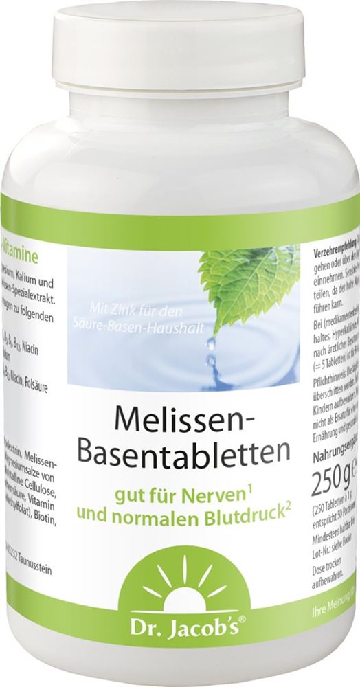 DR. JACOB'S Melissen-Basentabletten
