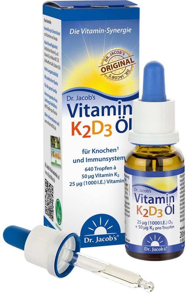 DR. JACOB'S Vitamin K2 D3 Öl mcg