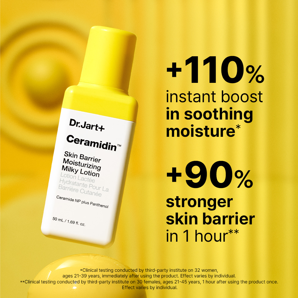 DR.JART Ceramidin Skin Barrier Moisturizing Milky Lotion, image 3 sur 5