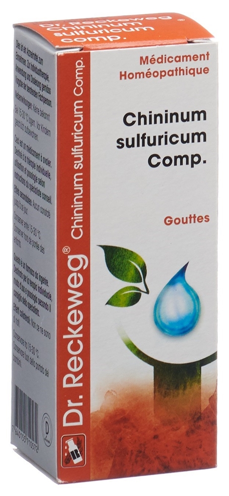 Dr. Reckeweg R191 Chininum sulfuricum Comp., image 2 sur 2
