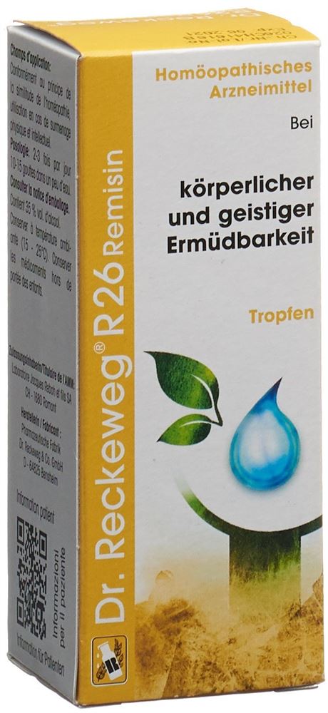 Dr. Reckeweg R26 Remisin, Hauptbild