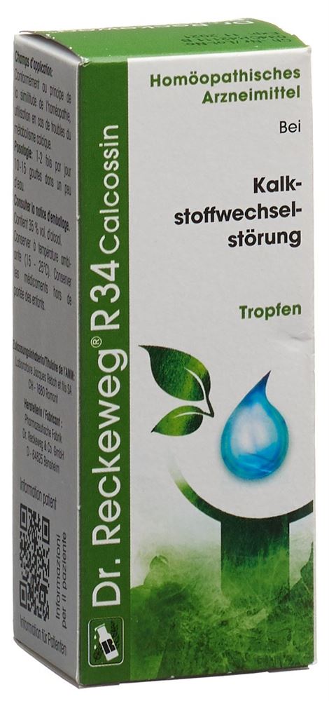 Dr. Reckeweg R34 Calcossin, Hauptbild
