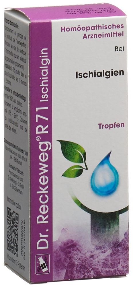 Dr. Reckeweg R71 Ischialgin, Hauptbild