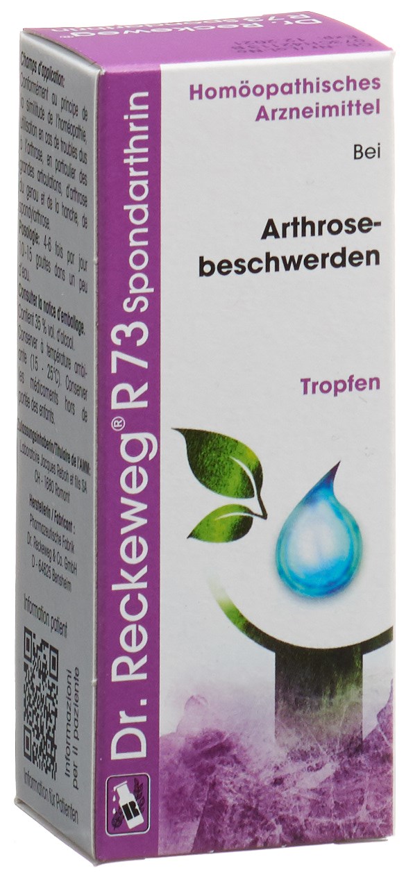 Dr. Reckeweg R73 Spondarthrin, Hauptbild