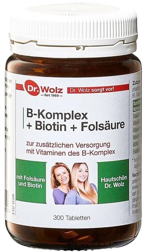 DR. WOLZ B-Komplex+Biotin+Folsäure