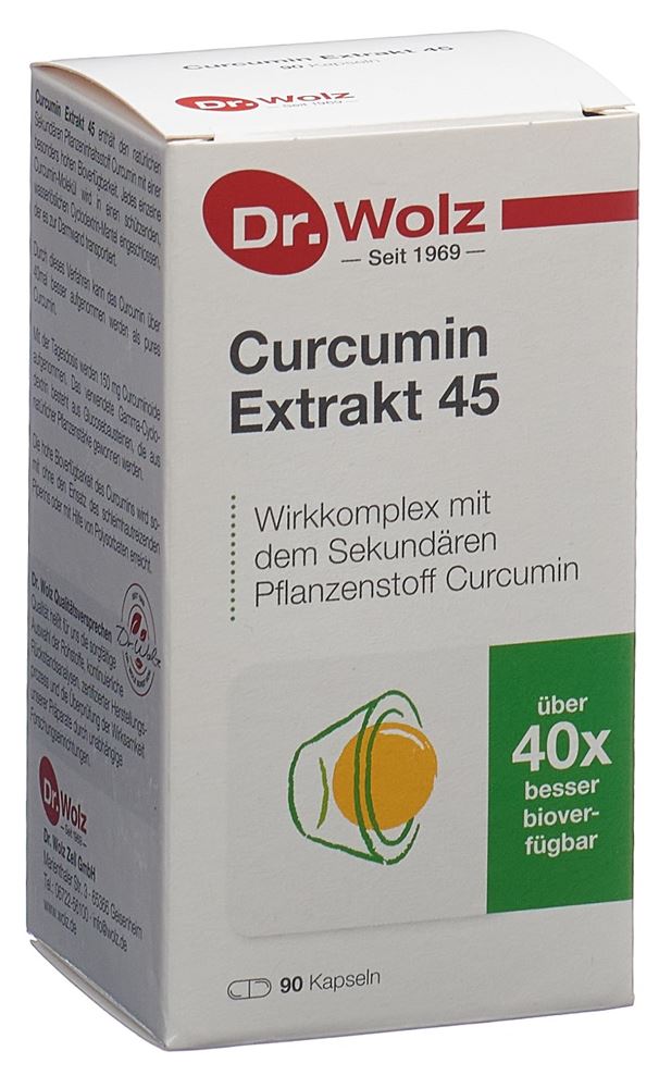 DR. WOLZ Curcumin Extrakt 45, Hauptbild