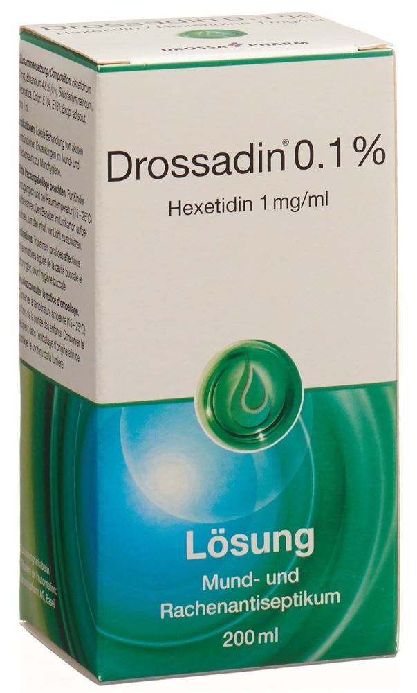 DROSSADIN Lös 0.1 % Fl 200 ml
