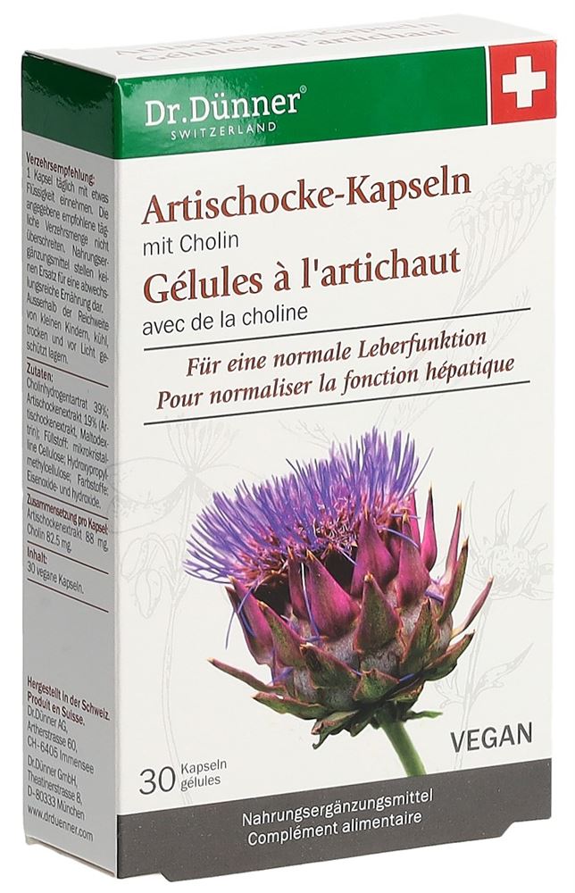 DUENNER Artischocke Leberfunktion