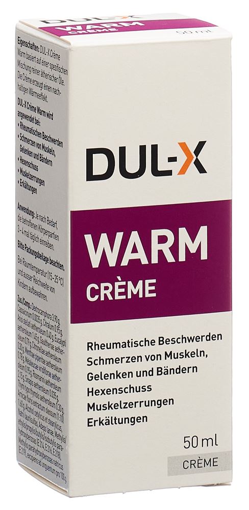 DUL-X crème warm tb 50 ml