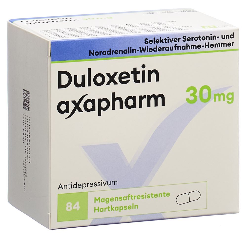 DULOXETINE axapharm 30 mg, Hauptbild