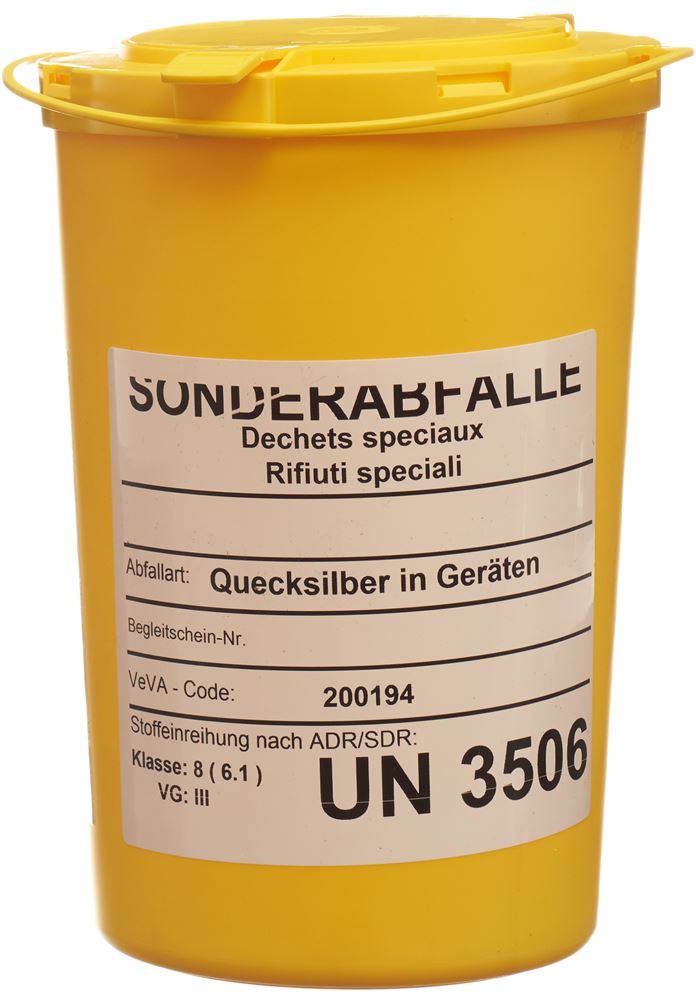 E Safe Quecksilber Entsorgungsbox, Hauptbild