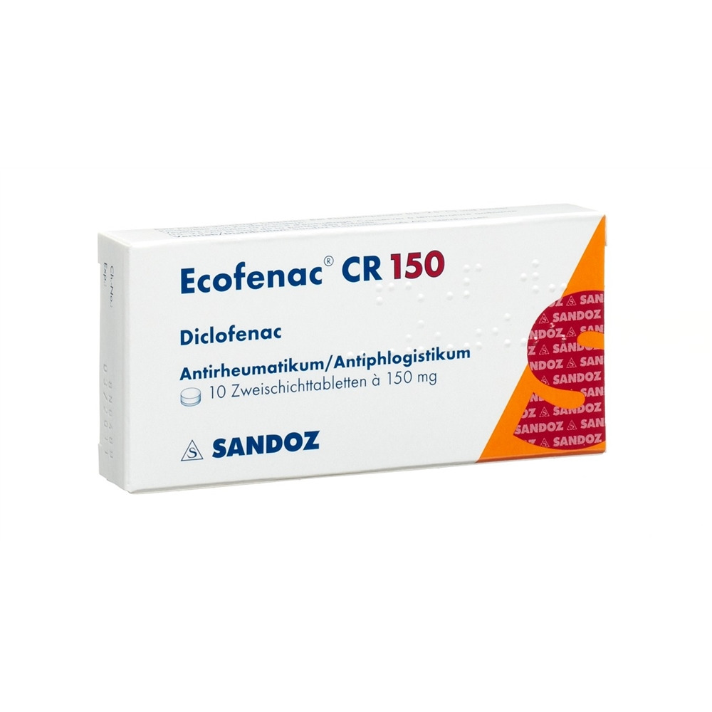 ECOFENAC CR 150 mg, Hauptbild