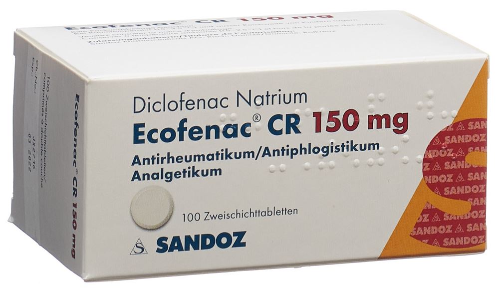 ECOFENAC CR 150 mg, Hauptbild