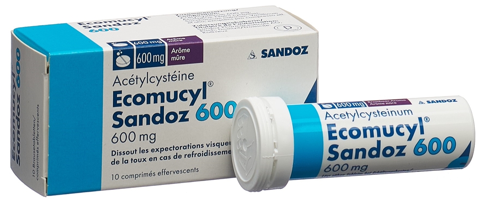 ECOMUCYL Sandoz 600 mg, image 3 sur 4