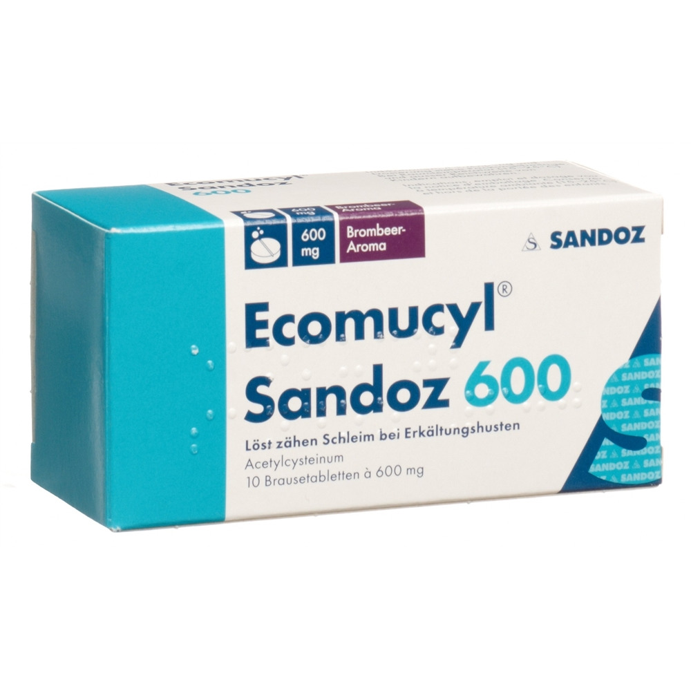 ECOMUCYL Sandoz 600 mg, image principale