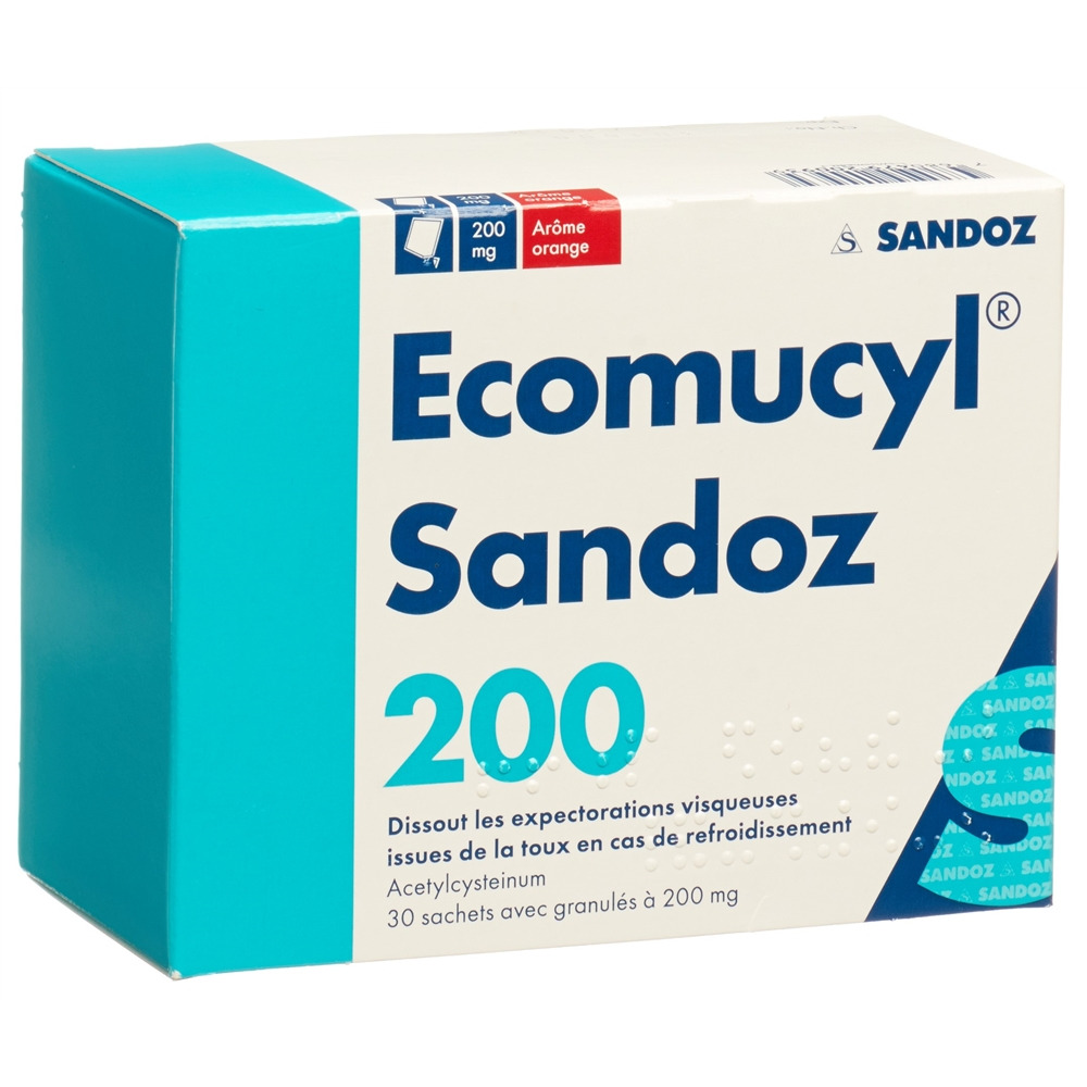 ECOMUCYL Sandoz 200 mg, image 2 sur 4