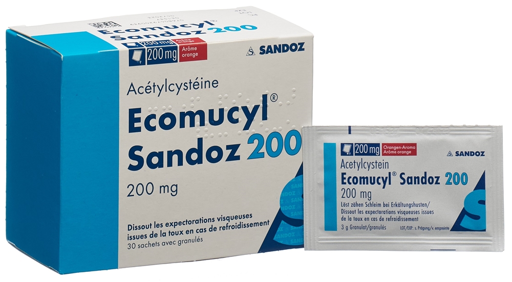 ECOMUCYL Sandoz 200 mg, image 3 sur 4