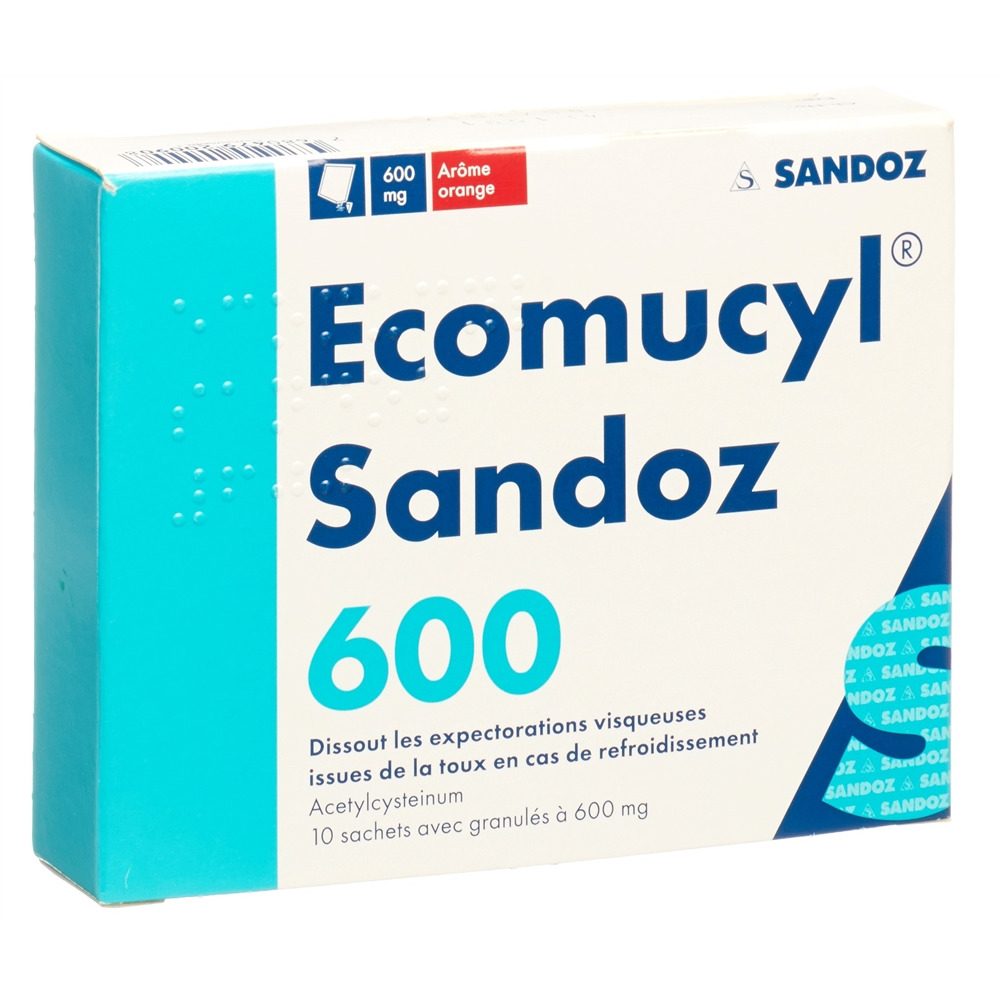 ECOMUCYL Sandoz 600 mg, Bild 2 von 4