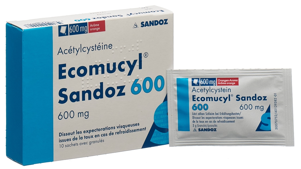 ECOMUCYL Sandoz 600 mg, Bild 3 von 4