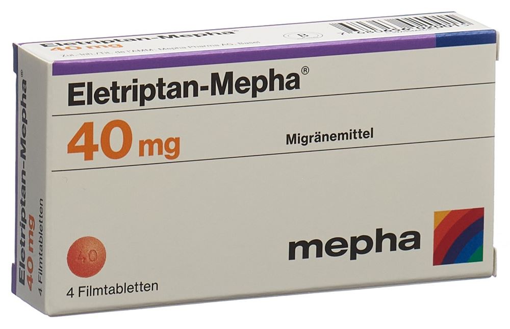 ELETRIPTAN Mepha 40 mg, image principale