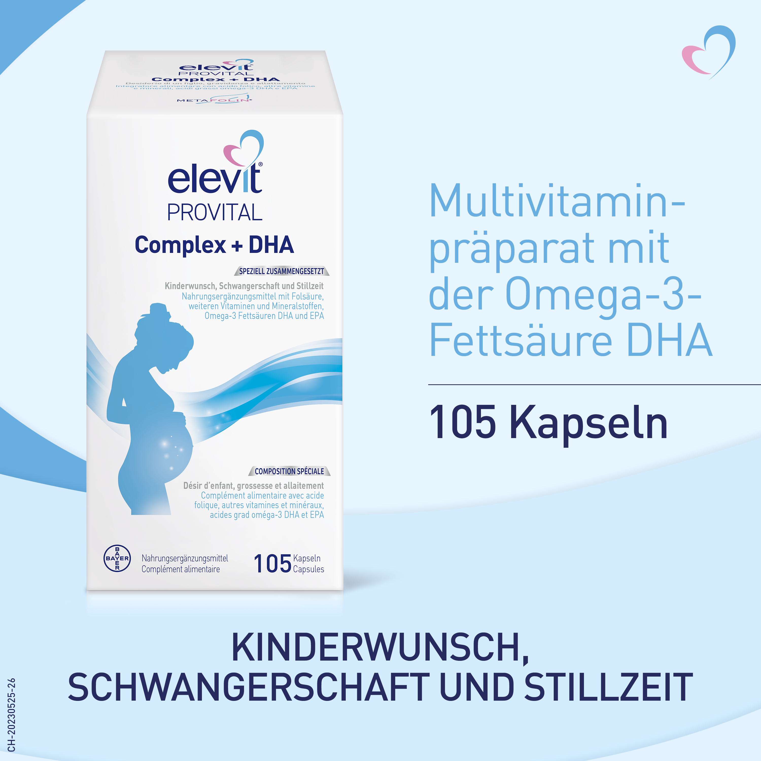 ELEVIT Provital Complex + DHA, image 2 sur 6