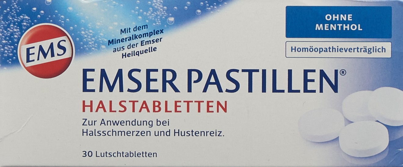 EMSER Pastillen ohne Menthol Blist 30 Stk, Hauptbild