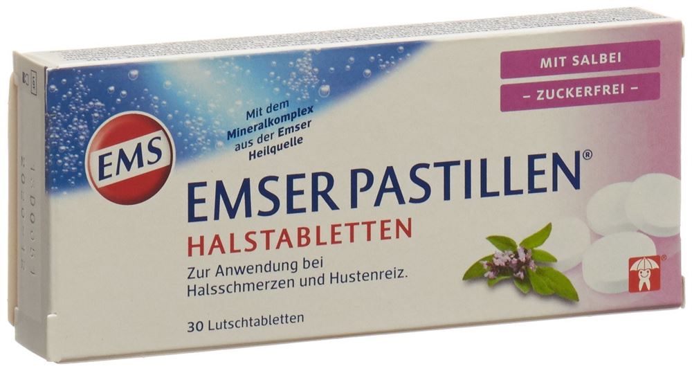 EMSER Pastillen zuckerfrei mit Salbei Blist 30 Stk
